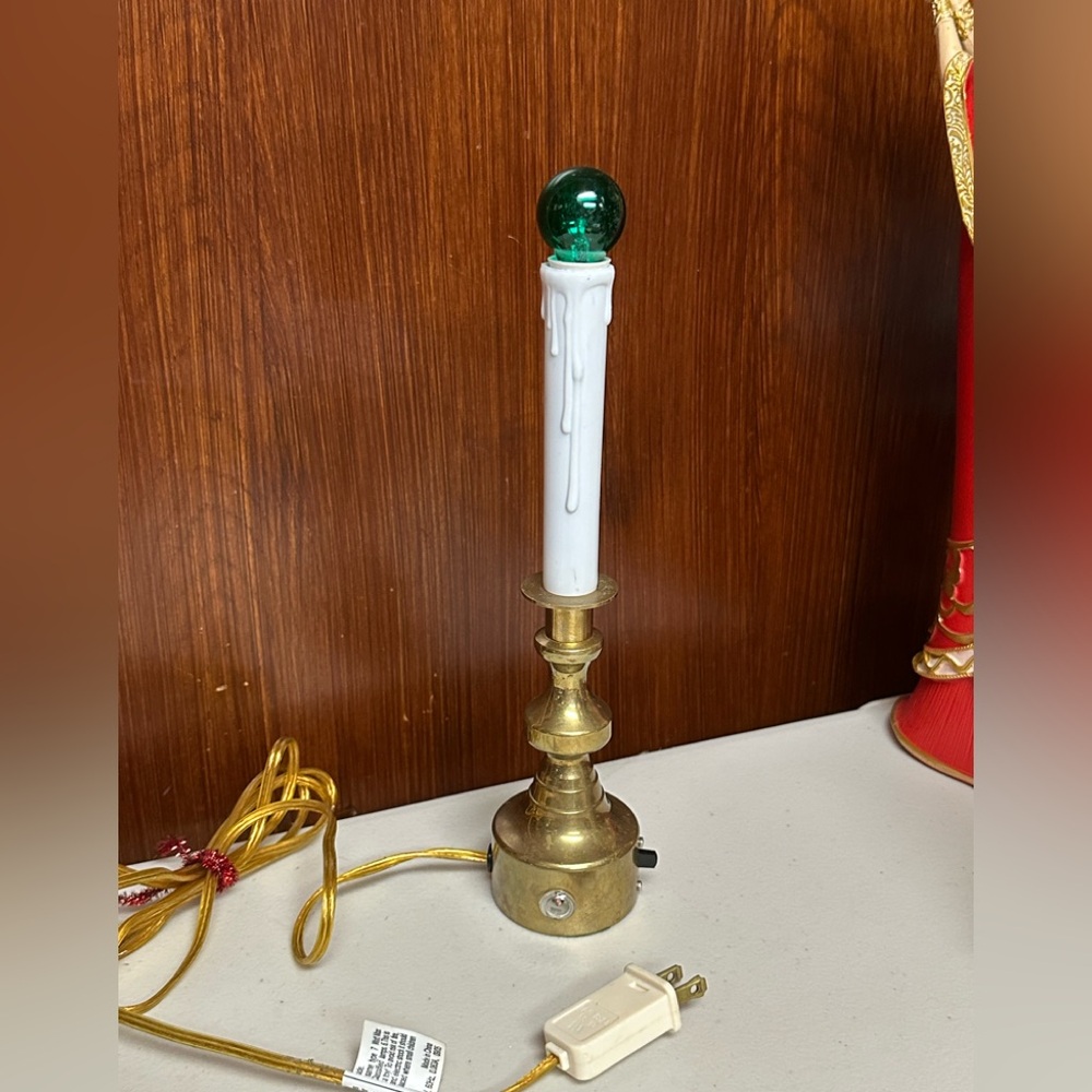 Vintage electric Brass Table Lamp